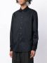 Emporio Armani geometric-print long-sleeve shirt Blauw - Thumbnail 3