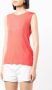 Emporio Armani Geribbelde tanktop Roze - Thumbnail 3