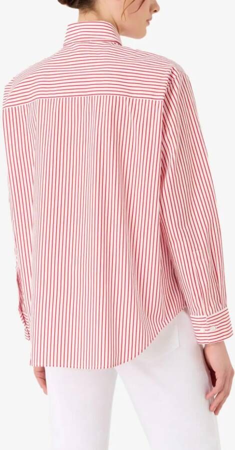 Emporio Armani Gestreepte blouse Wit