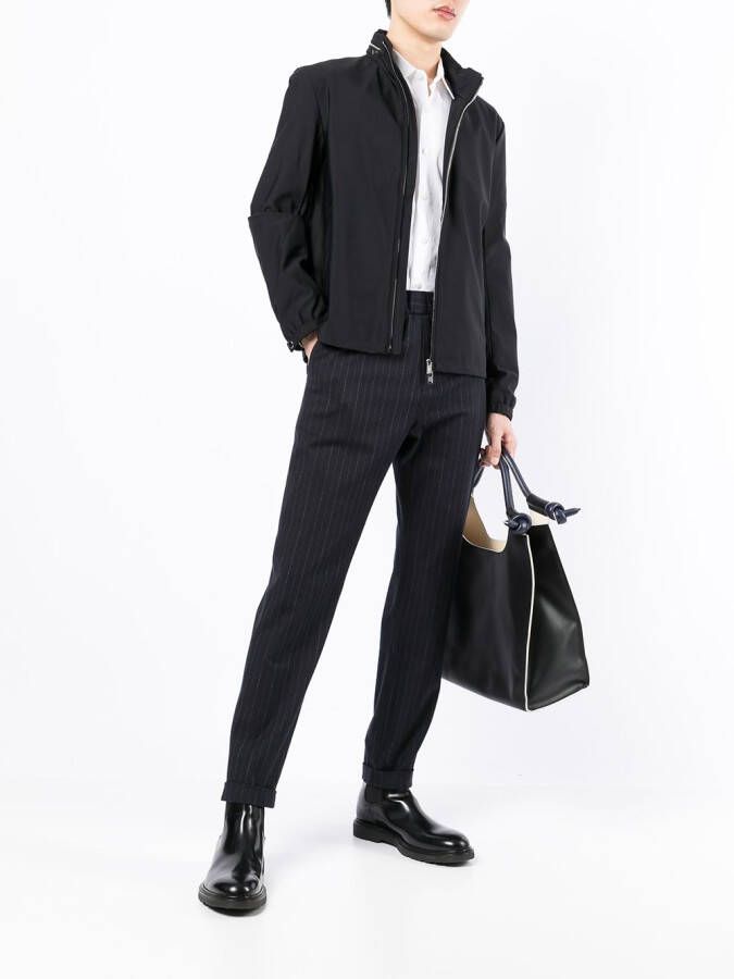Emporio Armani Blouson met capuchon en rits Zwart
