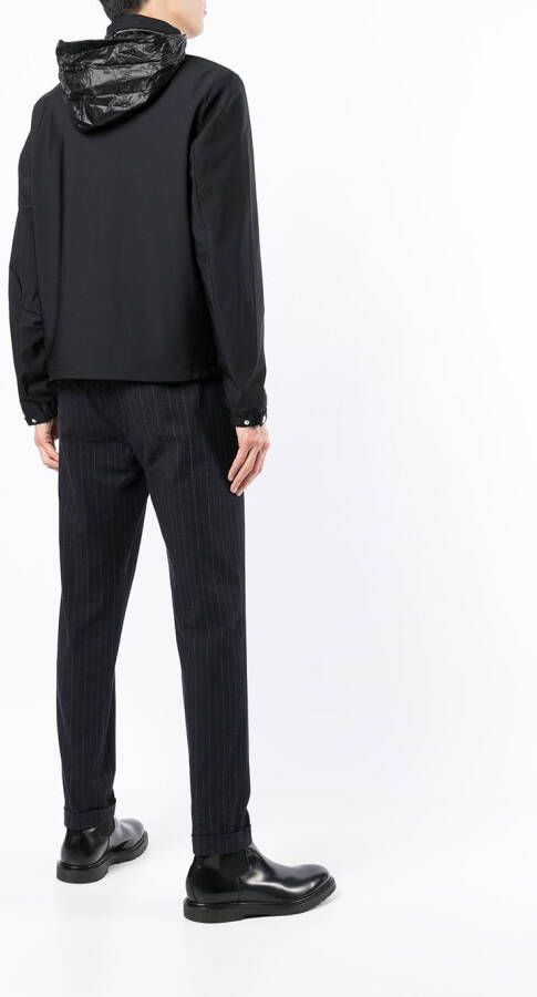 Emporio Armani Blouson met capuchon en rits Zwart