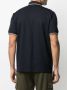 Emporio Armani Getextureerd poloshirt Blauw - Thumbnail 4