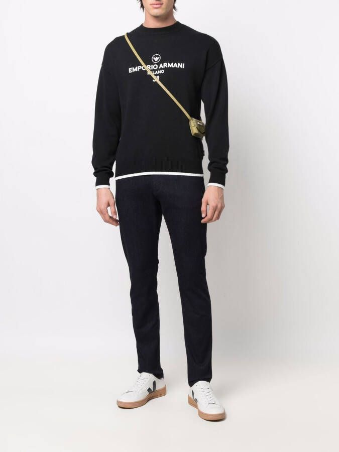 Emporio Armani J06 slim-fit jeans Blauw