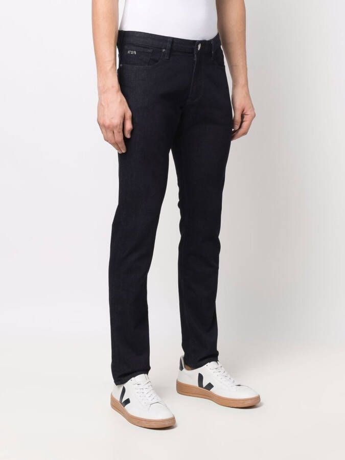 Emporio Armani J06 slim-fit jeans Blauw