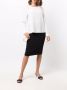 Emporio Armani High waist midi-rok Zwart - Thumbnail 2
