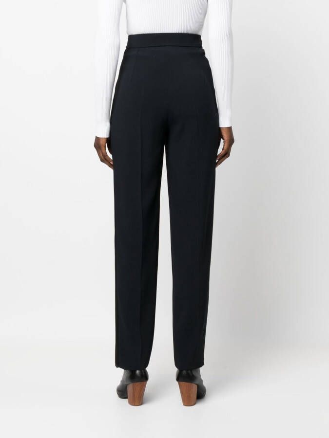 Emporio Armani High waist pantalon Blauw