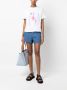 Emporio Armani High waist shorts Blauw - Thumbnail 2