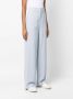 Emporio Armani High waist palazzo broek Blauw - Thumbnail 3
