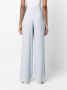 Emporio Armani High waist palazzo broek Blauw - Thumbnail 4