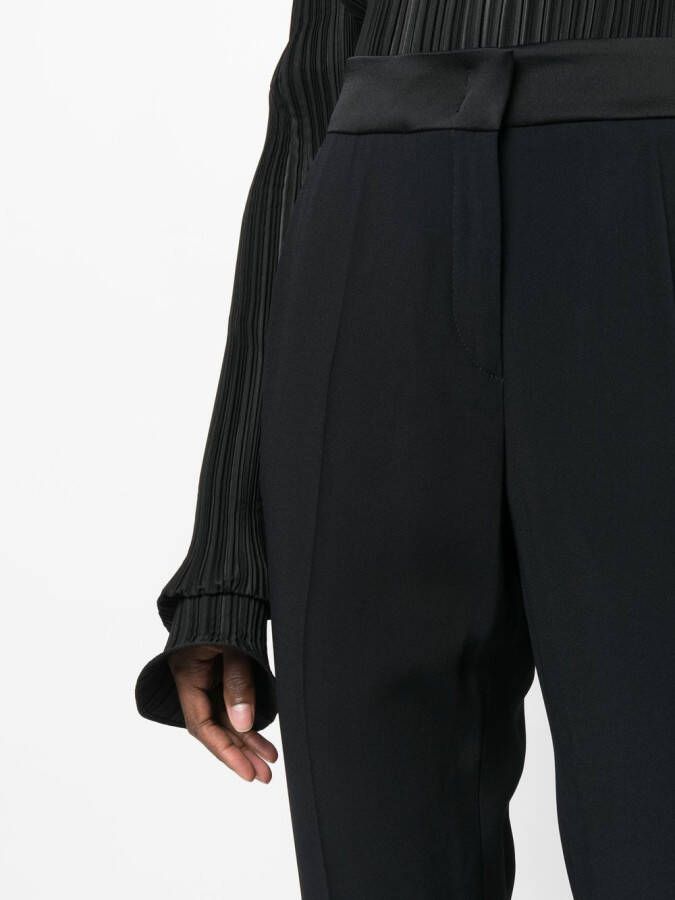 Emporio Armani High waist broek Zwart