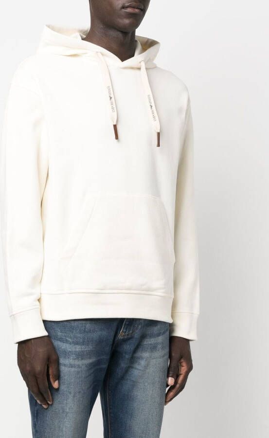 Emporio Armani Hoodie met trekkoord Beige