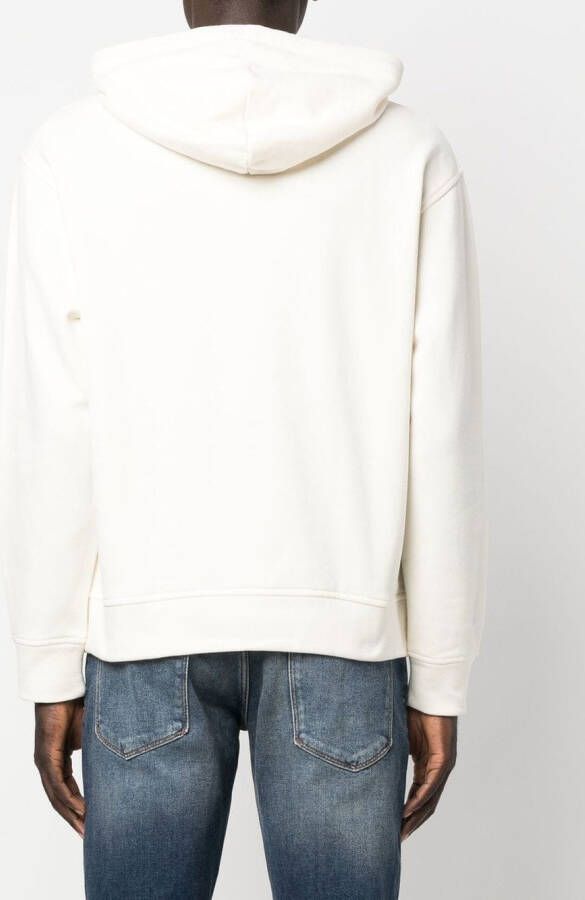 Emporio Armani Hoodie met trekkoord Beige