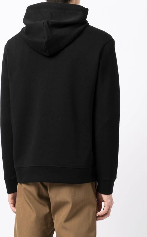 Emporio Armani Hoodie van logopatch Zwart
