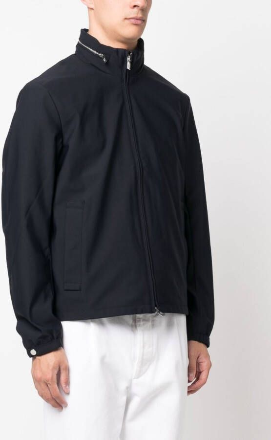 Emporio Armani Blouson met capuchon en rits Blauw