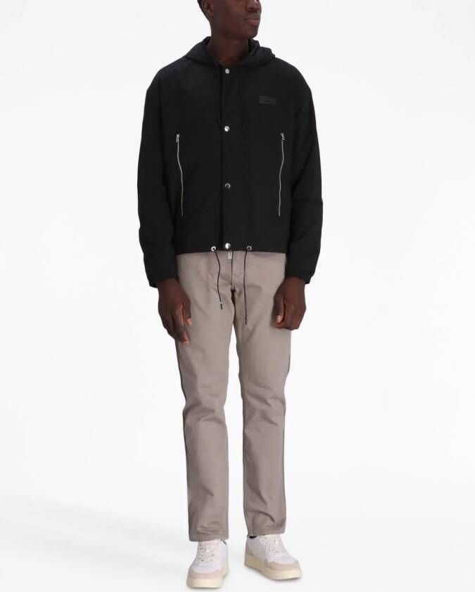 Emporio Armani Jack met logopatch Zwart