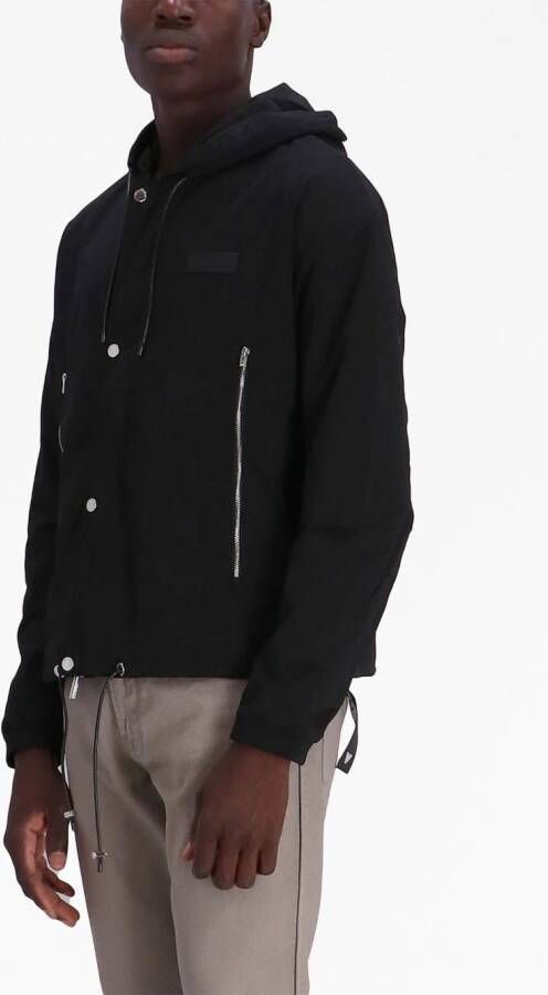 Emporio Armani Jack met logopatch Zwart