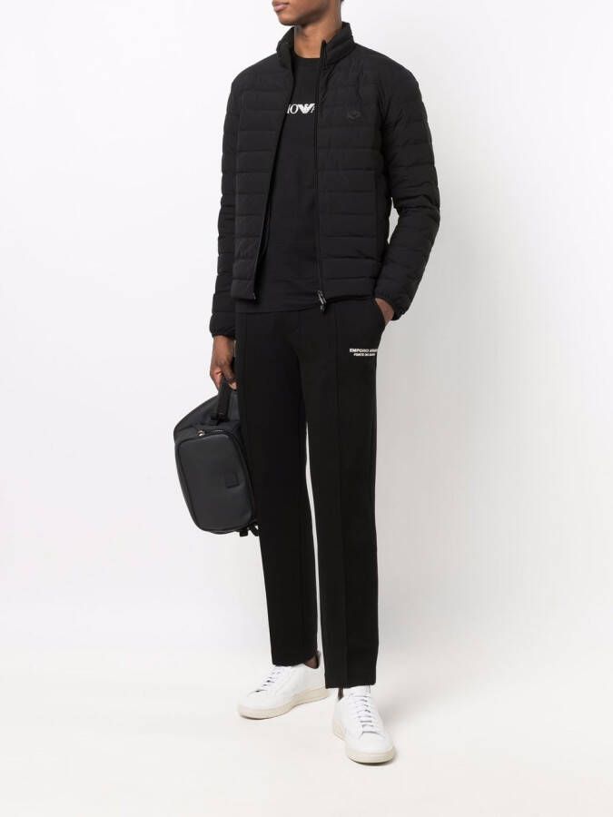 Emporio Armani Jack met logopatch Zwart