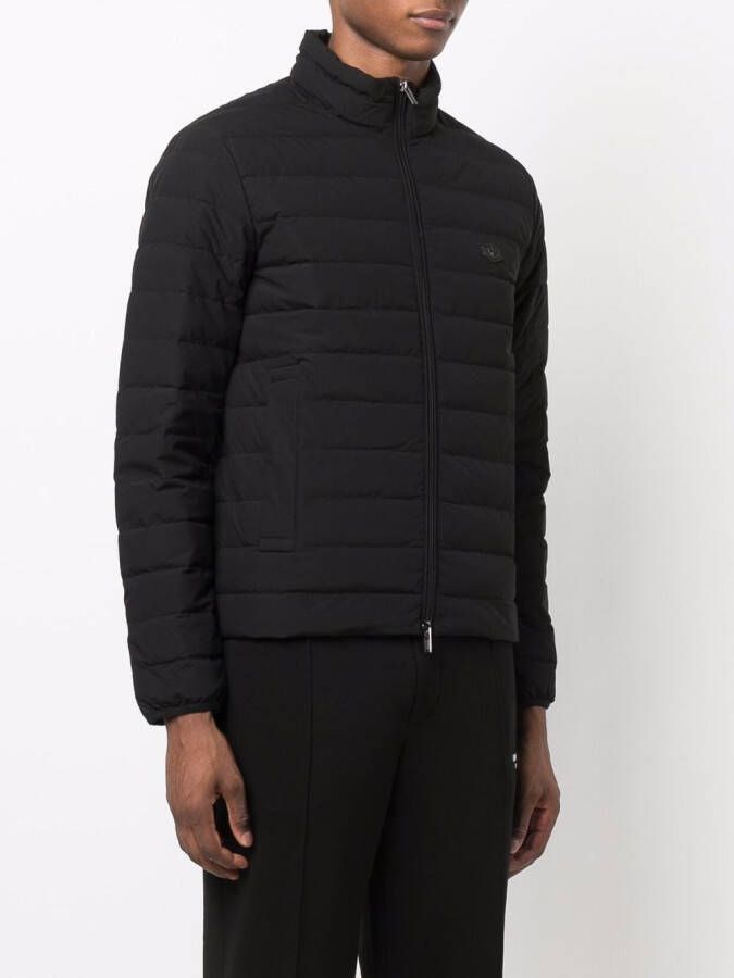 Emporio Armani Jack met logopatch Zwart