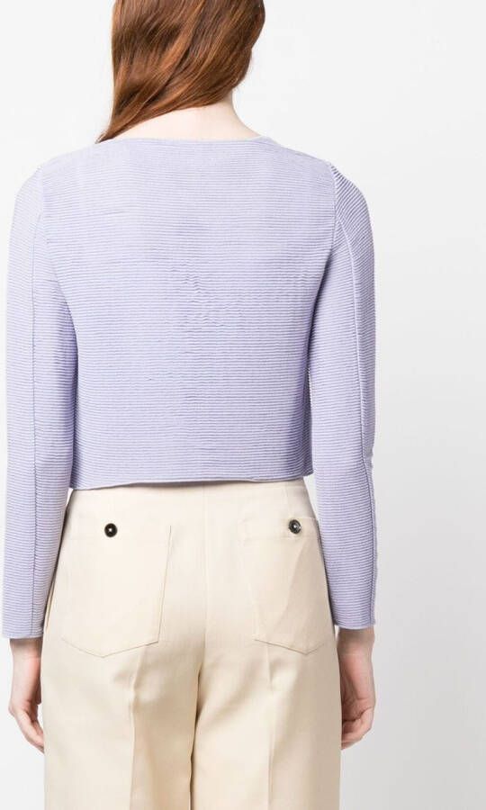 Emporio Armani Jack met rits Paars