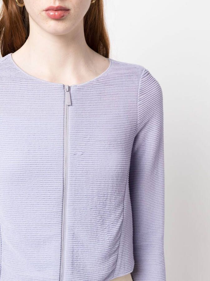 Emporio Armani Jack met rits Paars