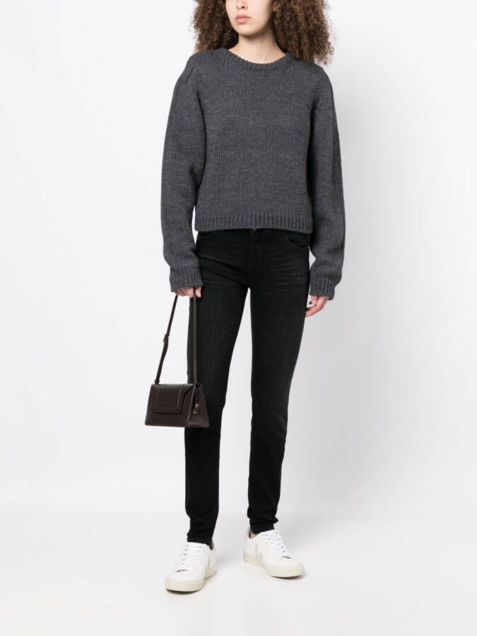 Emporio Armani Jeans met geborduurd logo Zwart