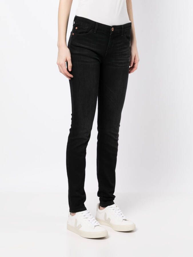 Emporio Armani Jeans met geborduurd logo Zwart