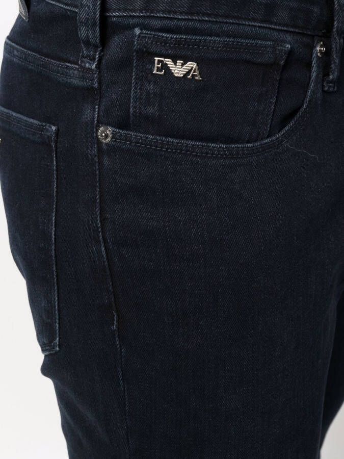Emporio Armani Jeans met logoplakkaat Blauw