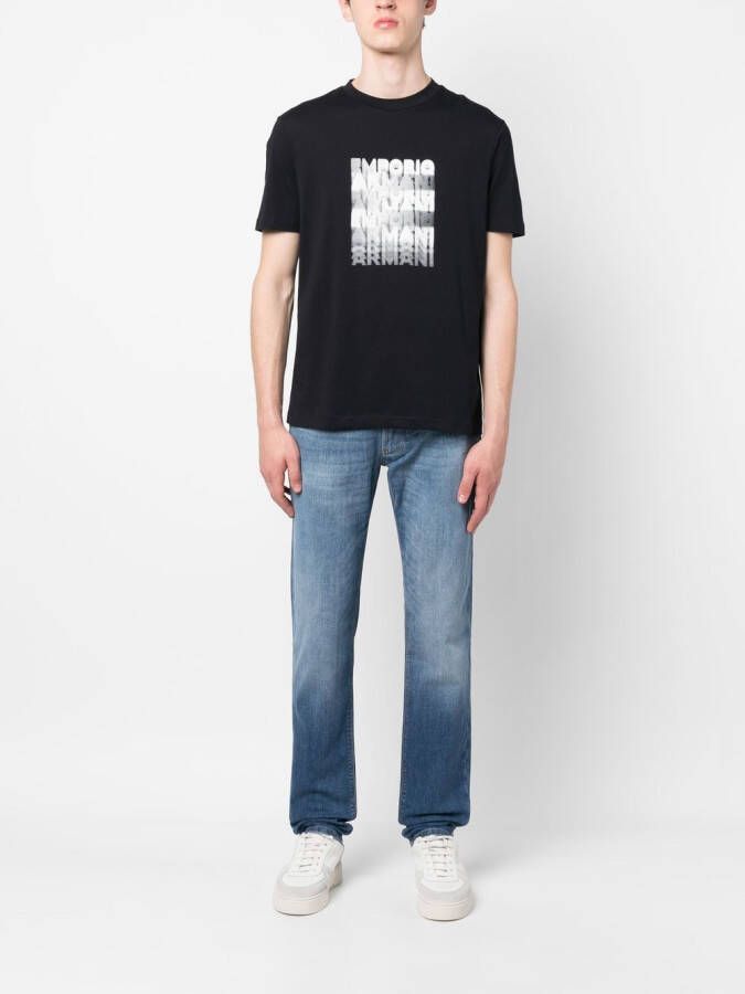 Emporio Armani Jeans met vervaagd-effect Blauw