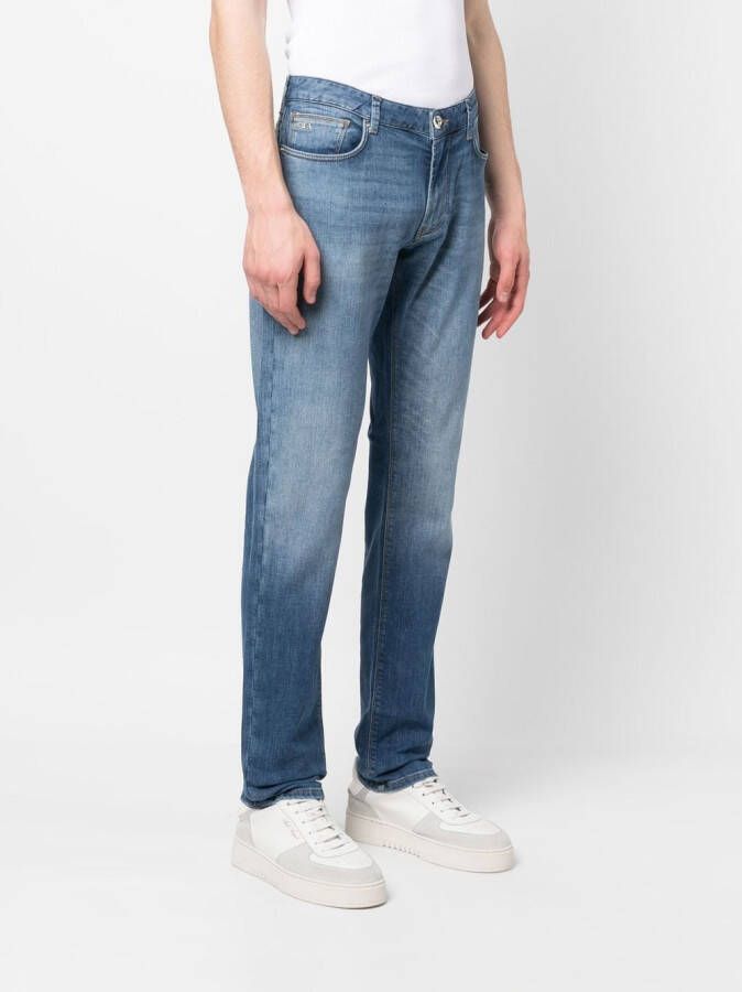 Emporio Armani Jeans met vervaagd-effect Blauw