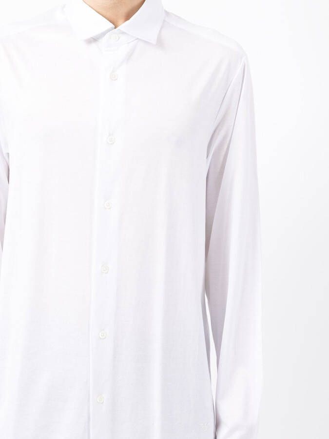 Emporio Armani Jersey overhemd Wit