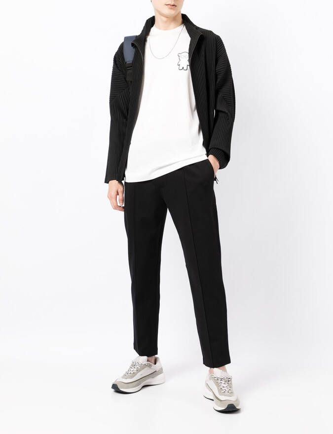 Emporio Armani Joggingbroek met elastische taille Zwart