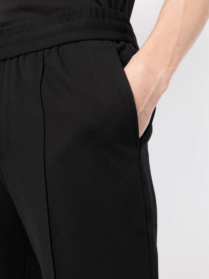 Emporio Armani Joggingbroek met elastische taille Zwart