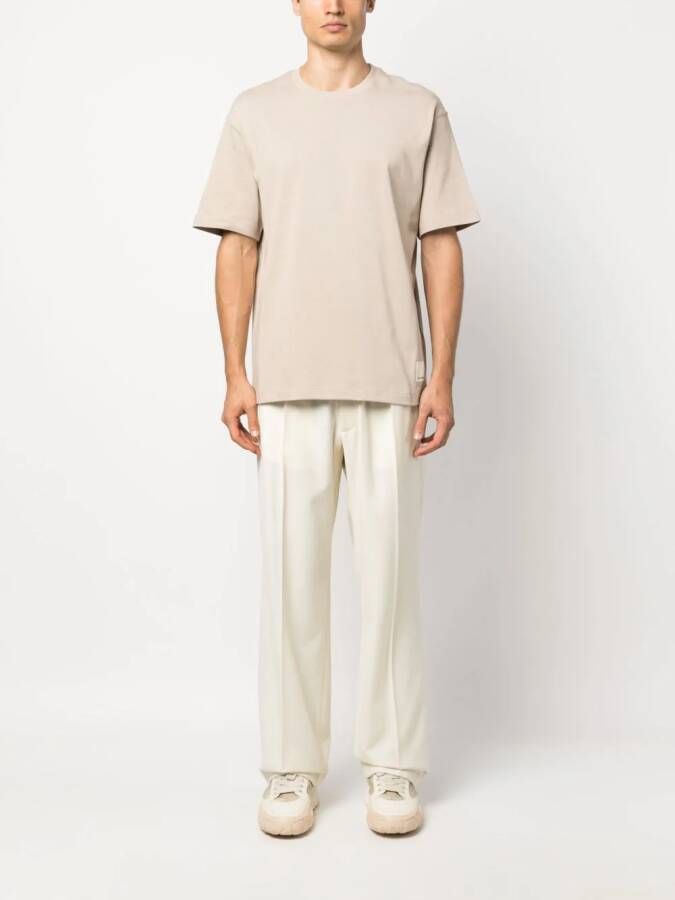 Emporio Armani Katoenen T-shirt Beige