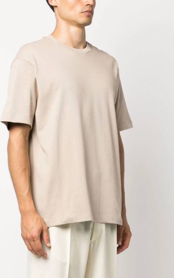 Emporio Armani Katoenen T-shirt Beige