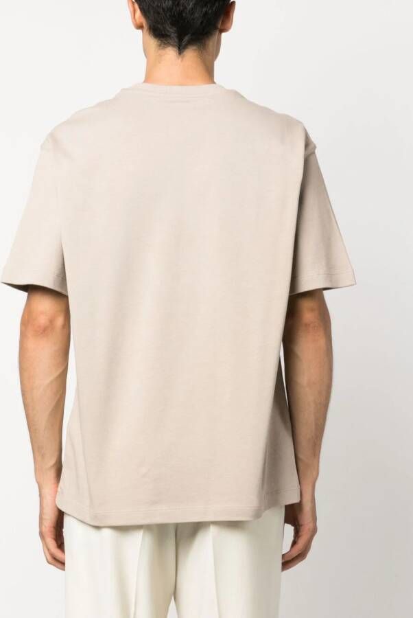 Emporio Armani Katoenen T-shirt Beige