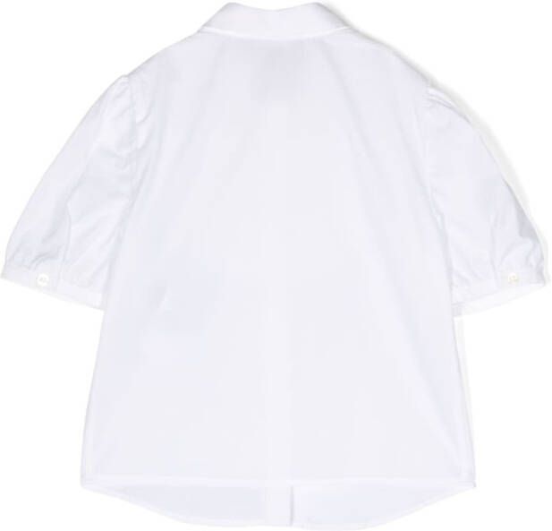 Emporio Armani Kids Shirt met bies Wit