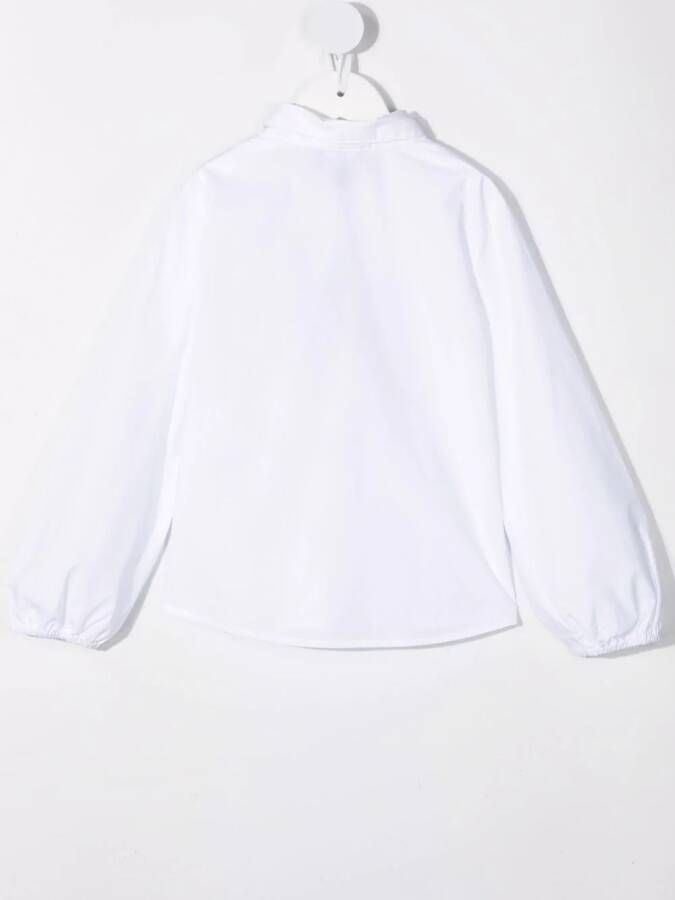 Emporio Armani Kids Button-up shirt Wit
