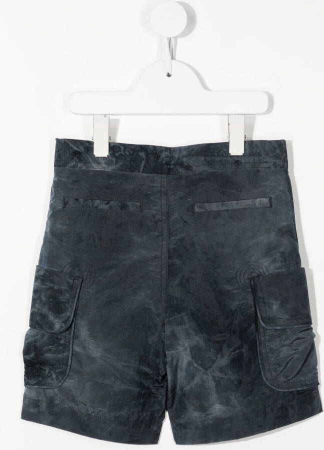 Emporio Armani Kids Cargo shorts Blauw