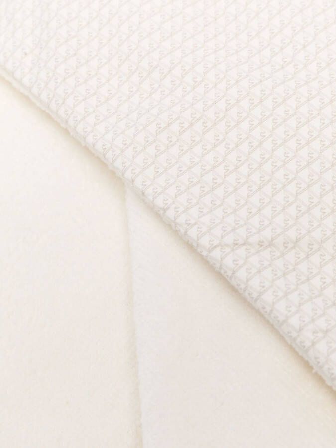 Emporio Armani Kids Deken met monogramprint Beige