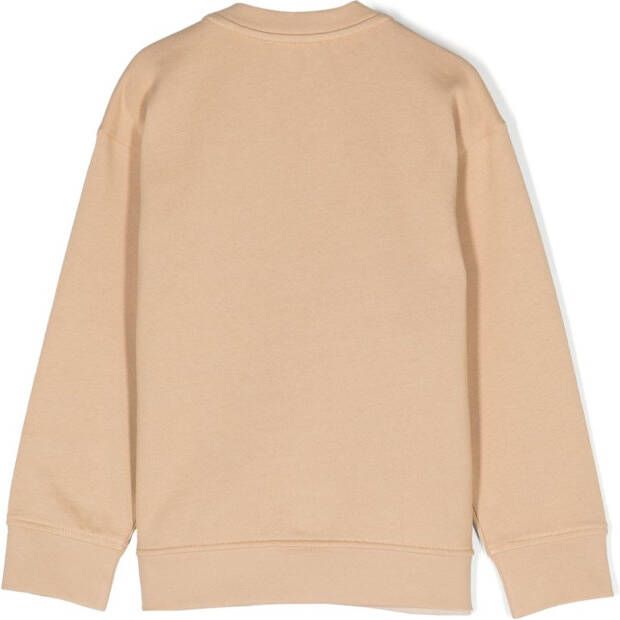 Emporio Armani Kids Sweater met geborduurd logo Beige