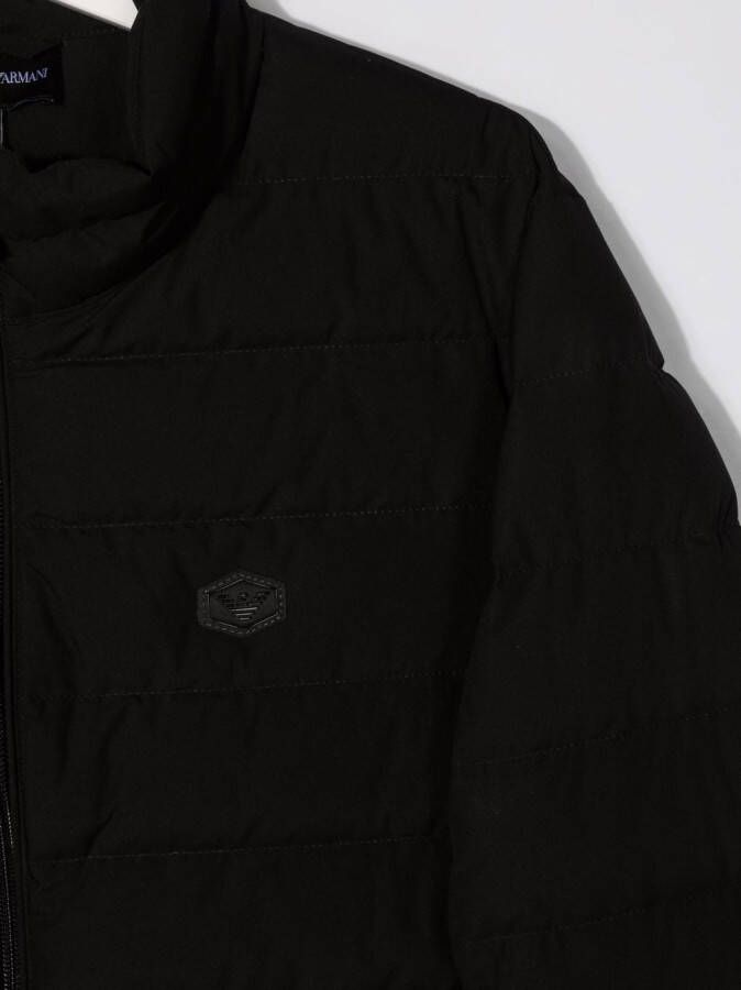 Emporio Armani Kids Jack met logopatch Zwart