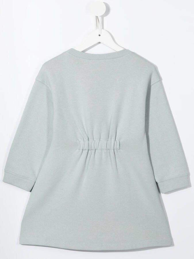 Emporio Armani Kids Jurk met logoprint Groen