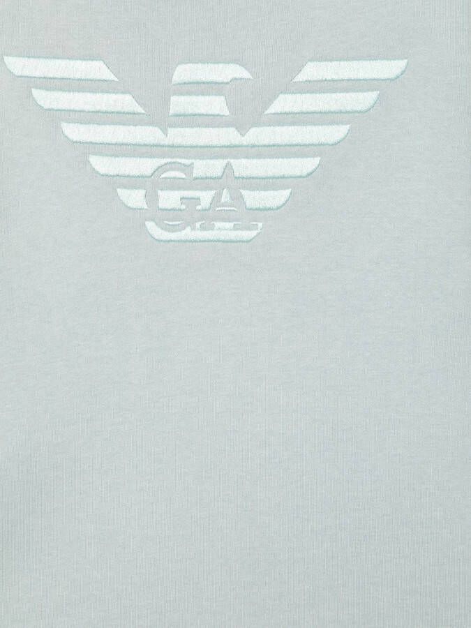 Emporio Armani Kids Jurk met logoprint Groen