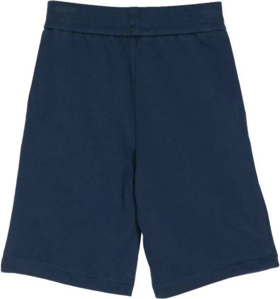 Emporio Armani Kids Katoenen shorts Blauw