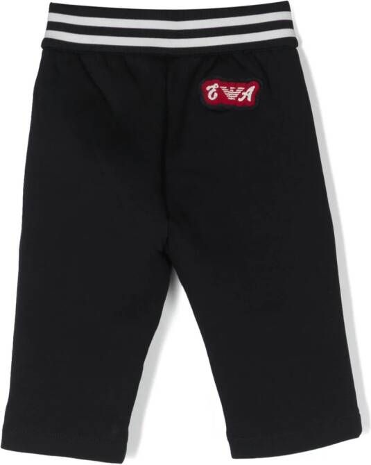 Emporio Armani Kids Legging met elastische taille Blauw