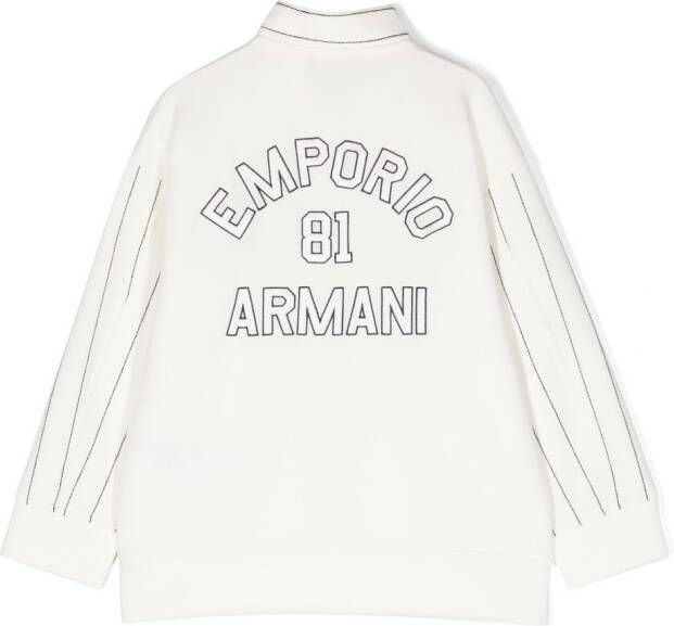 Emporio Armani Kids Jack met geborduurd logo Wit
