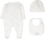 Emporio Ar i Kids Romper en muts met logoprint Wit - Thumbnail 2