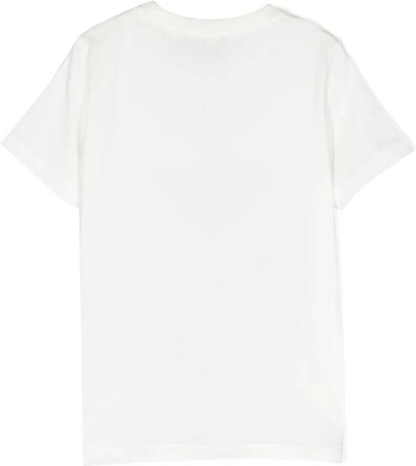 Emporio Armani Kids T-shirt met logoprint Wit
