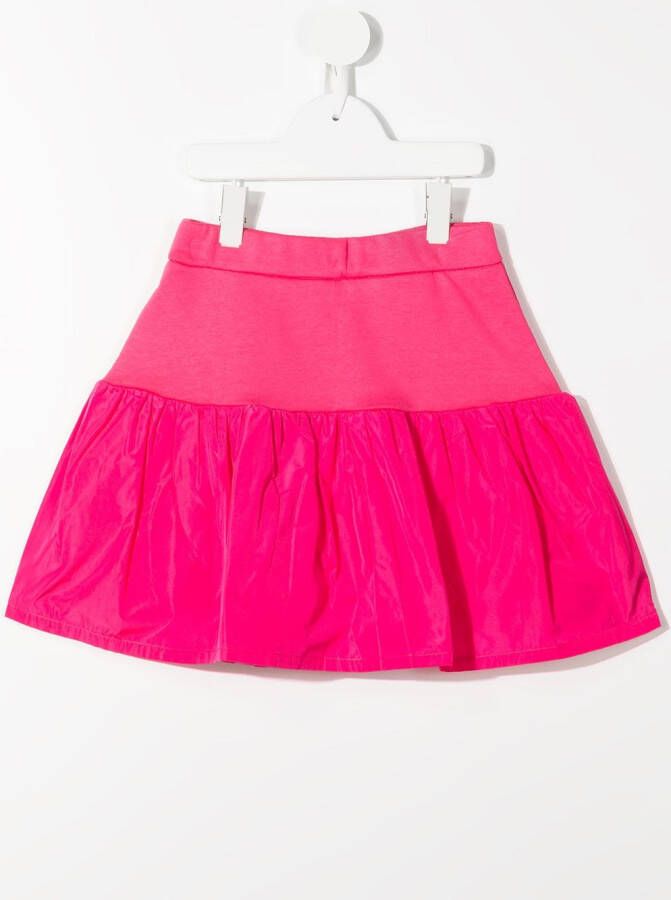 Emporio Armani Kids Mini-rok met geborduurd logo Roze