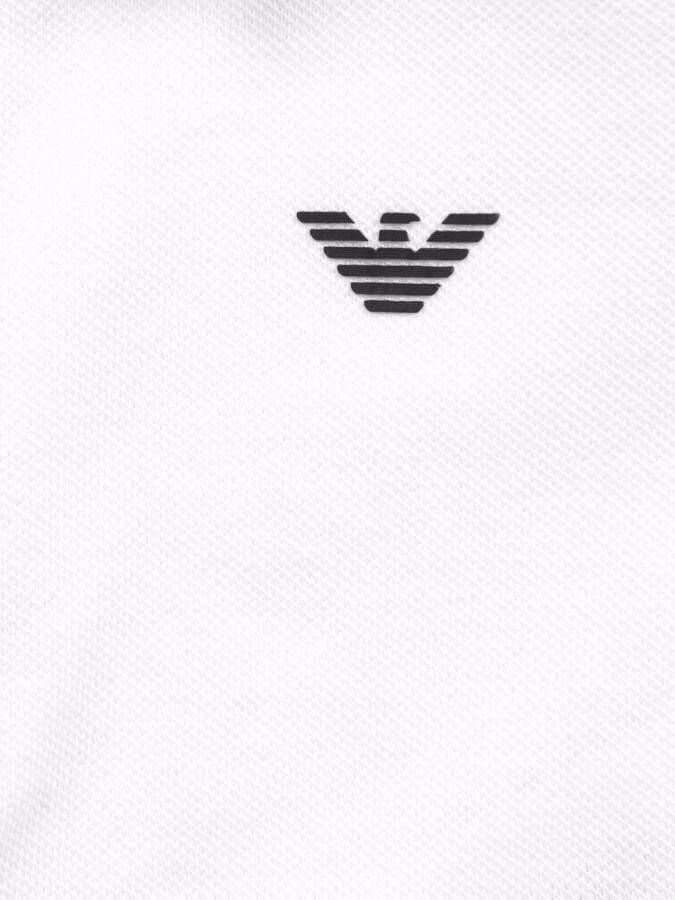 Emporio Armani Kids Poloshirt met logoprint Wit